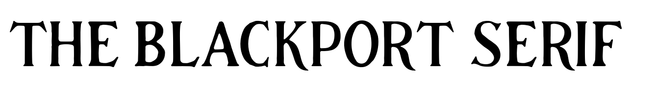 The Blackport Serif